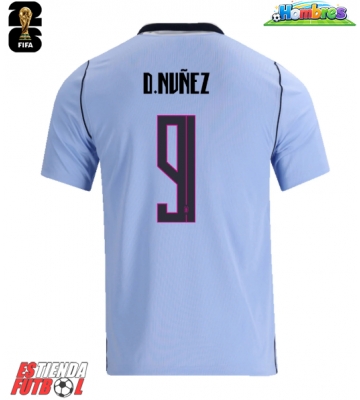 Uruguay Darwin Nunez #9 Primera Equipación Mundial 2026 Manga Corta